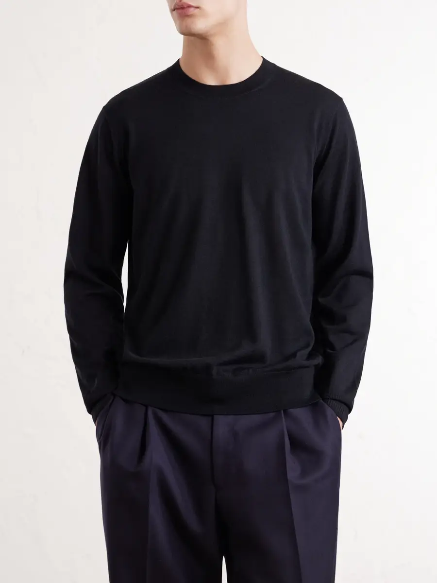 Dries Van Noten Merino Wool Sweater - Men | Thumbnail 3 Dries Van Noten Merino Wool Sweater - Men | Thumbnail 3