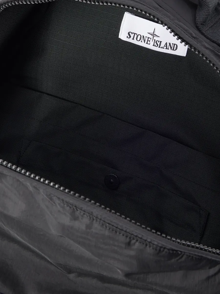 Stone Island Logo-Appliqué Coated ECONYL® Nylon Metal Messenger Backpack - Men | Thumbnail 6 Stone Island Logo-Appliqué Coated ECONYL® Nylon Metal Messenger Backpack - Men | Thumbnail 6