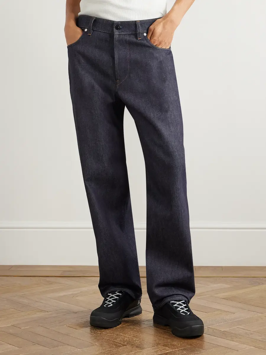 Stone Island DENIM Straight-Leg Logo-Appliquéd Organic Jeans - Men | Thumbnail 3 Stone Island DENIM Straight-Leg Logo-Appliquéd Organic Jeans - Men | Thumbnail 3