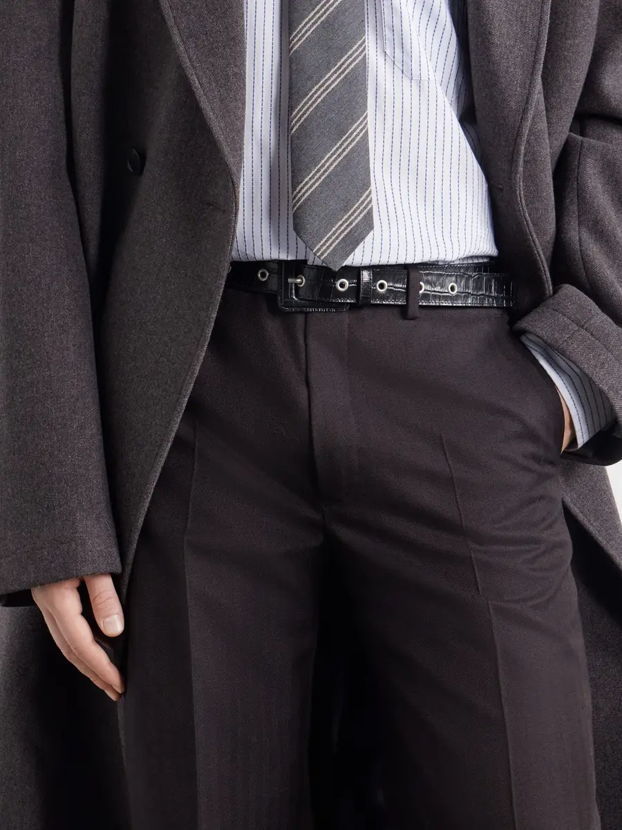 mfpen Drivers 3cm Croc-Effect Leather Belt - Men | Thumbnail 2 mfpen Drivers 3cm Croc-Effect Leather Belt - Men | Thumbnail 2
