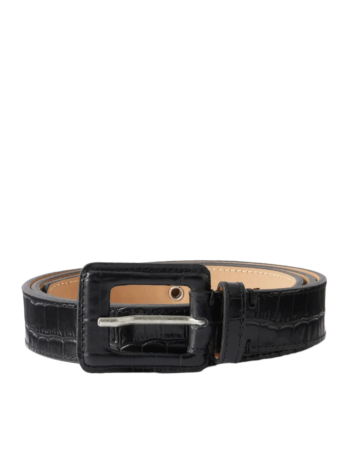 mfpen Drivers 3cm Croc-Effect Leather Belt - Men