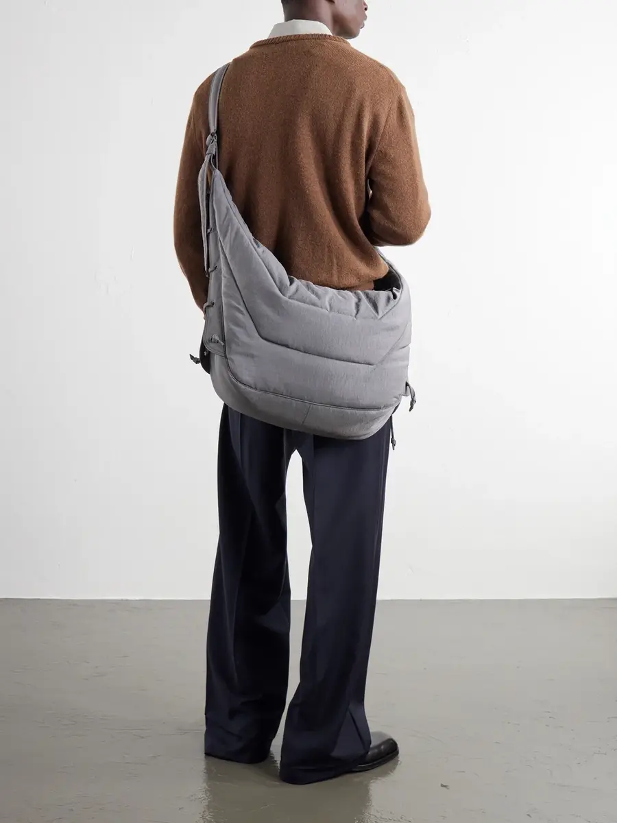 Lemaire Soft Game Large Quilted Canvas Messenger Bag - Men | Thumbnail 2 Lemaire Soft Game Large Quilted Canvas Messenger Bag - Men | Thumbnail 2