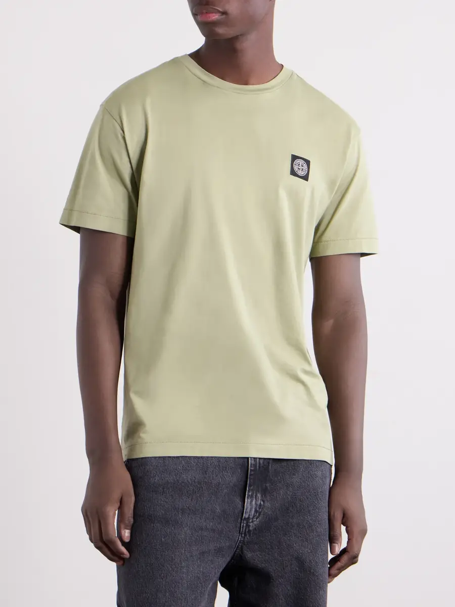 Stone Island Garment-Dyed Cotton-Jersey T-Shirt - Men | Thumbnail 3 Stone Island Garment-Dyed Cotton-Jersey T-Shirt - Men | Thumbnail 3