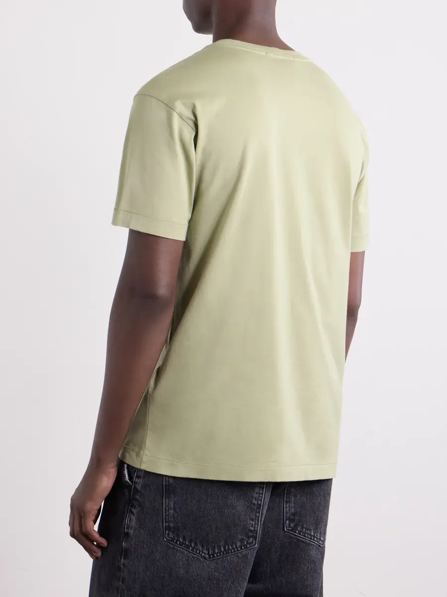 Stone Island Garment-Dyed Cotton-Jersey T-Shirt - Men | Thumbnail 4 Stone Island Garment-Dyed Cotton-Jersey T-Shirt - Men | Thumbnail 4