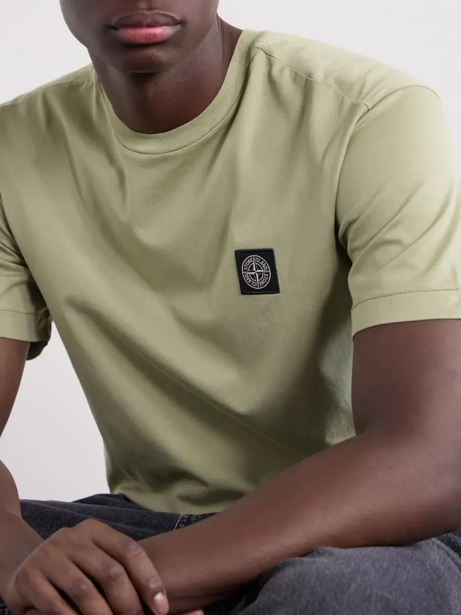 Stone Island Garment-Dyed Cotton-Jersey T-Shirt - Men | Thumbnail 5 Stone Island Garment-Dyed Cotton-Jersey T-Shirt - Men | Thumbnail 5