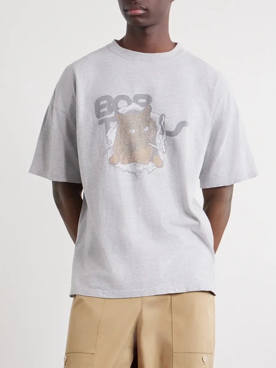 Remi Relief Bob Printed Cotton-Jersey T-Shirt - Men | Thumbnail 3