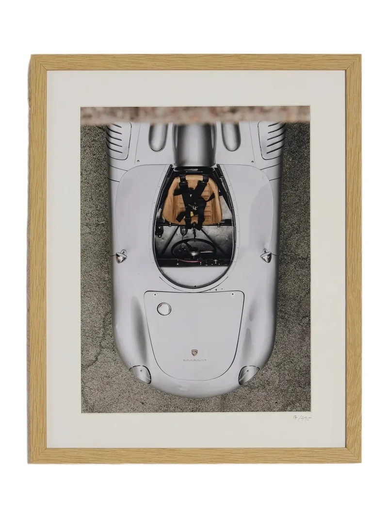 Sonic Editions Framed 2026 Porsche 718 RSK Spyder From Above Print, 40" x 50" - Men