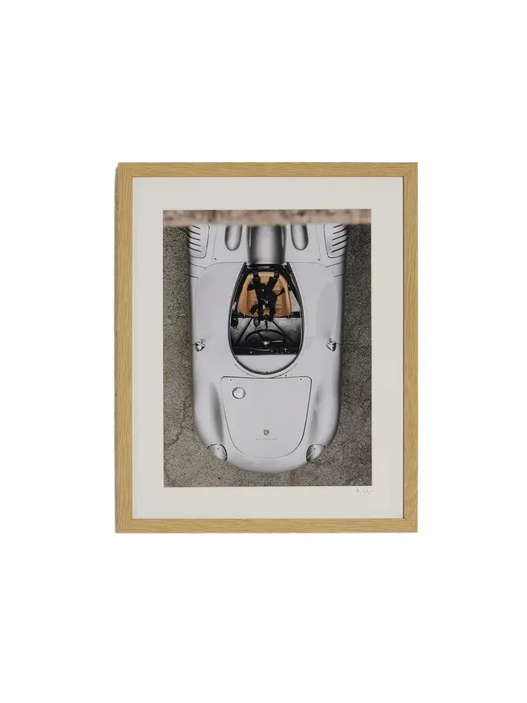 Sonic Editions Framed 2026 Porsche 718 RSK Spyder From Above Print, 40" x 50" - Men