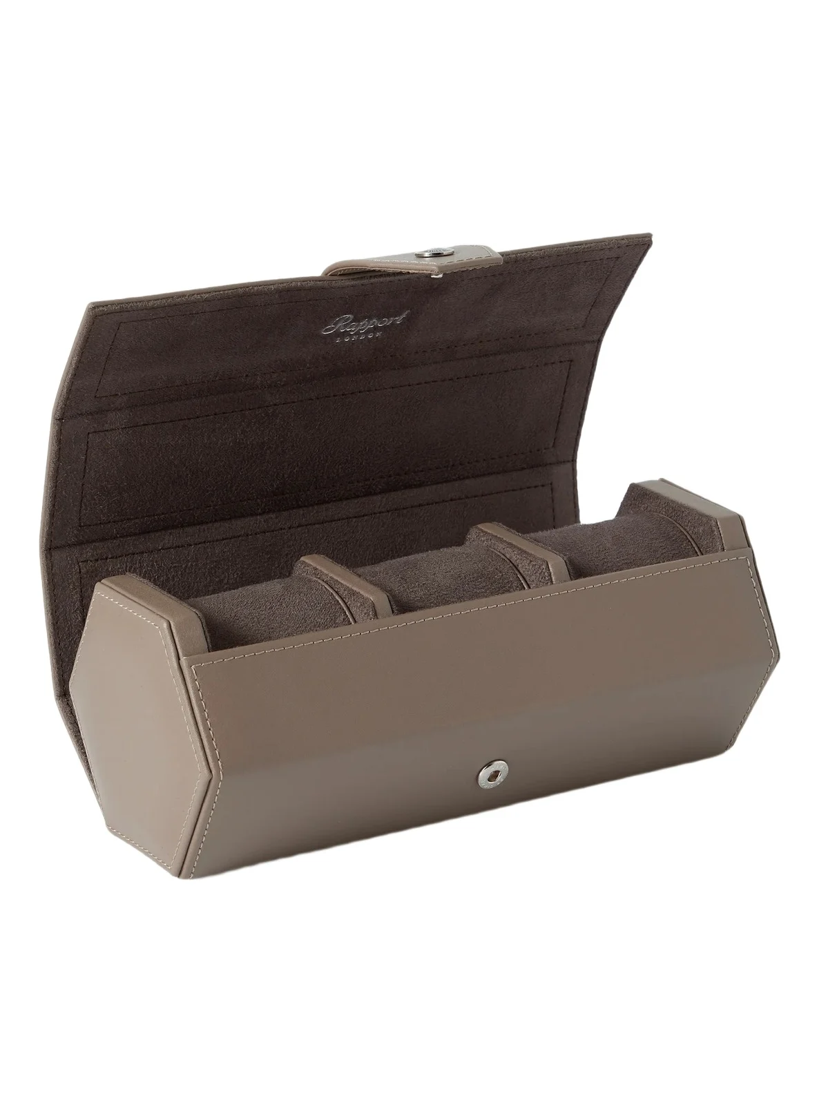 Rapport London Vantage Leather Three-Watch Roll - Men