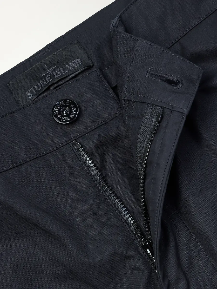 Stone Island GHOST Straight-Leg Logo-Appliquéd Cotton-Canvas Cargo Trousers - Men | Thumbnail 6 Stone Island GHOST Straight-Leg Logo-Appliquéd Cotton-Canvas Cargo Trousers - Men | Thumbnail 6