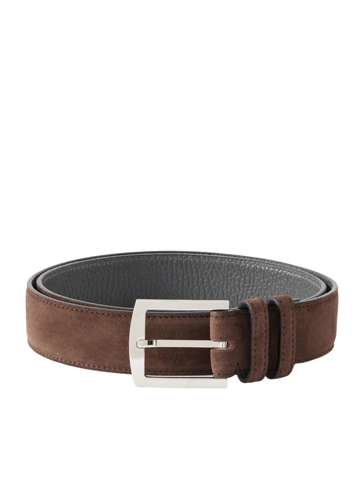 Kiton 3.5cm Suede Belt - Men