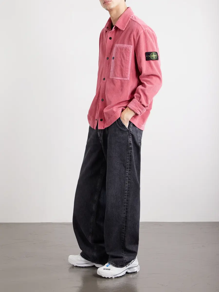 Stone Island Organic Cotton-Corduroy 800 Overshirt - Men | Thumbnail 2 Stone Island Organic Cotton-Corduroy 800 Overshirt - Men | Thumbnail 2