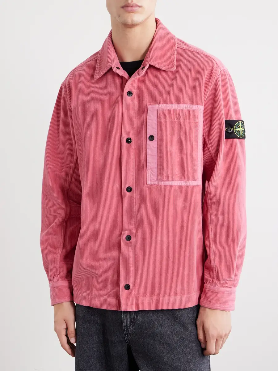Stone Island Organic Cotton-Corduroy 800 Overshirt - Men | Thumbnail 3 Stone Island Organic Cotton-Corduroy 800 Overshirt - Men | Thumbnail 3