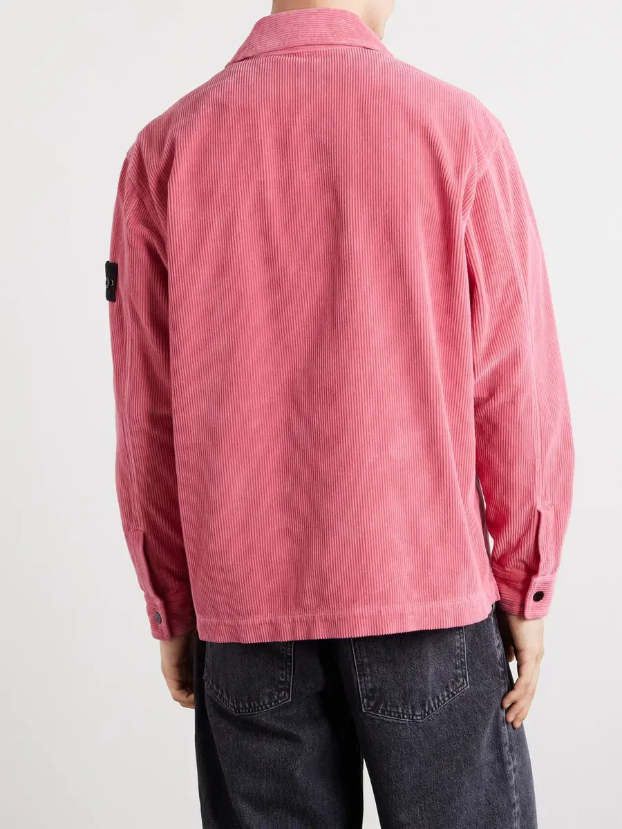 Stone Island Organic Cotton-Corduroy 800 Overshirt - Men | Thumbnail 4 Stone Island Organic Cotton-Corduroy 800 Overshirt - Men | Thumbnail 4