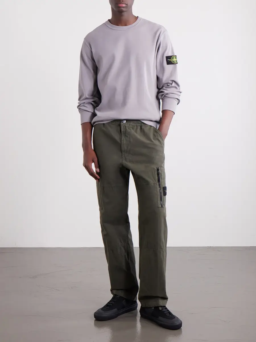 Stone Island Organic Cotton Interlock Sweatshirt - Men | Thumbnail 2 Stone Island Organic Cotton Interlock Sweatshirt - Men | Thumbnail 2