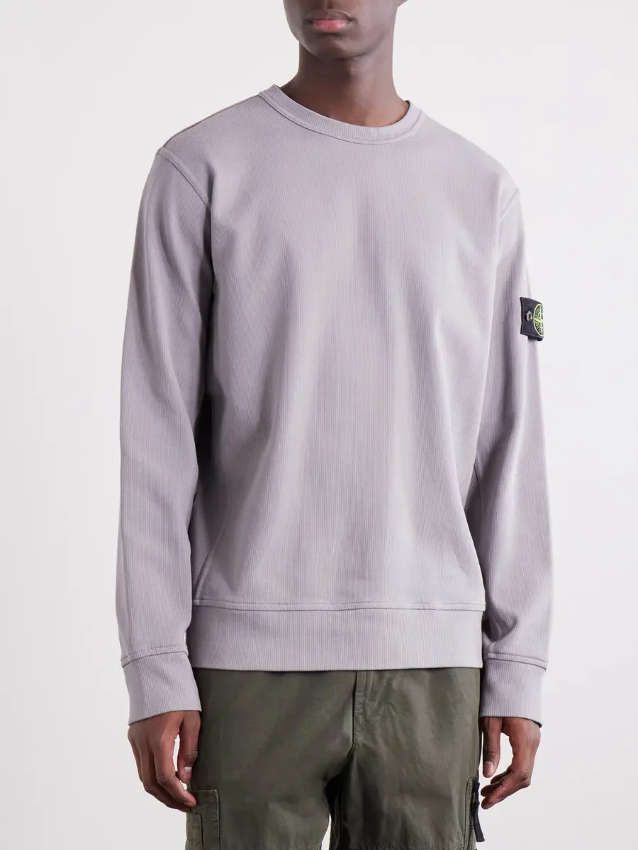 Stone Island Organic Cotton Interlock Sweatshirt - Men | Thumbnail 3 Stone Island Organic Cotton Interlock Sweatshirt - Men | Thumbnail 3