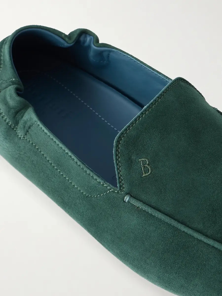 Berluti Far Niente Suede Driving Shoes - Men | Thumbnail 4