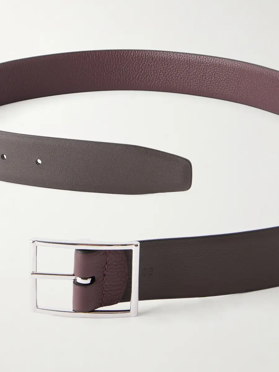 Anderson's 3.5cm Reversible Full-Grain Leather Belt - Men | Thumbnail 3