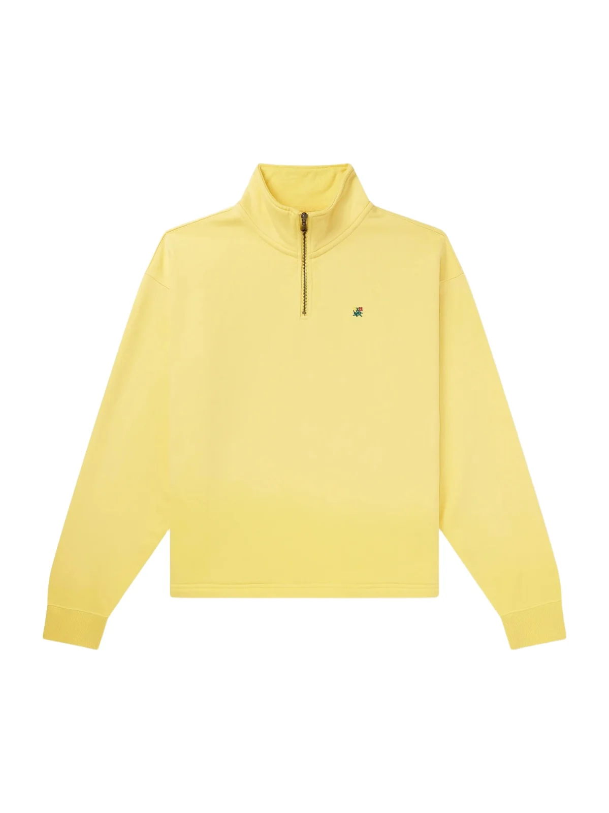 Aimé Leon Dore Logo-Embroidered Cotton-Jersey Half-Zip Sweatshirt - Men
