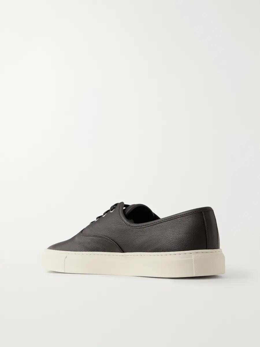 Common Projects Deck Full-Grain Leather Sneakers - Men | Thumbnail 4