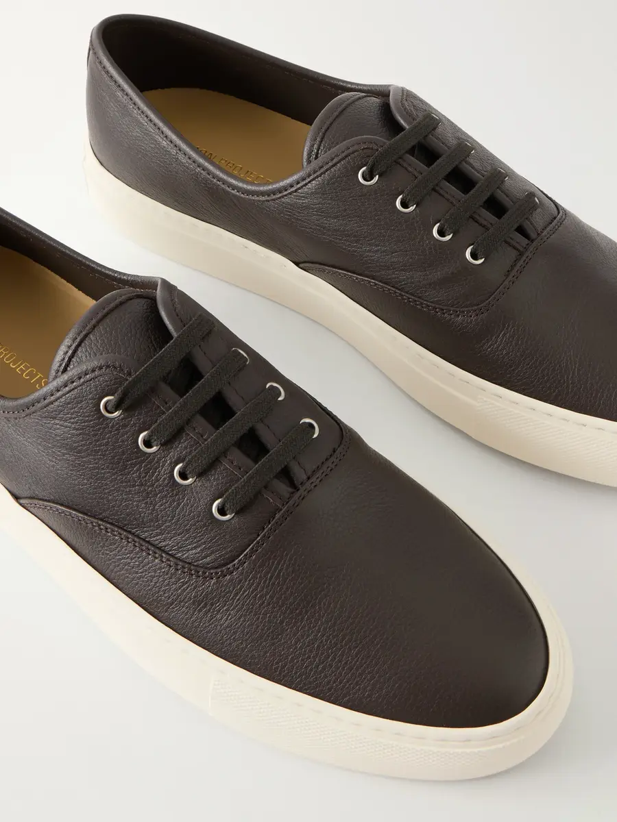 Common Projects Deck Full-Grain Leather Sneakers - Men | Thumbnail 5