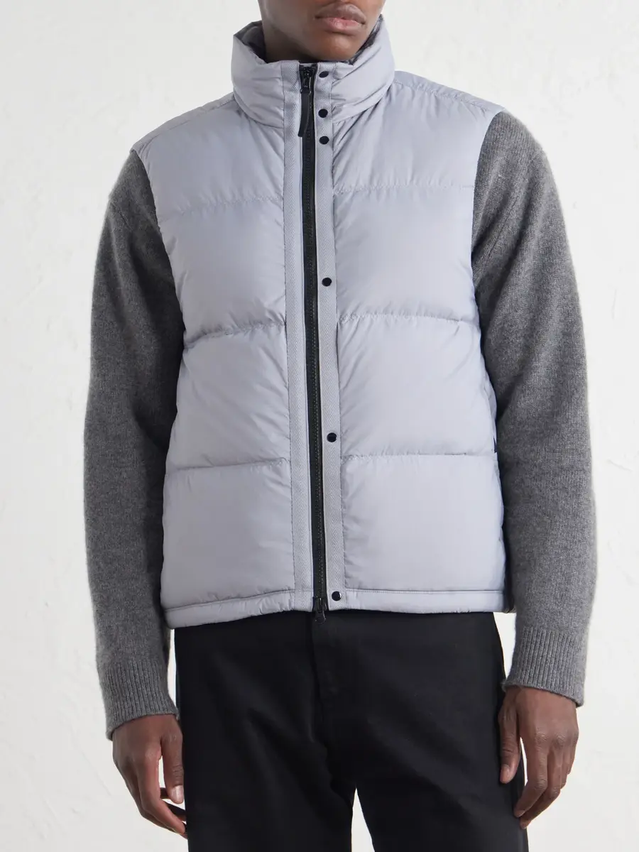 Stone Island Logo-Appliquéd Padded Quilted CORDURA® Ripstop Advanced Fabrics Down Vest - Men | Thumbnail 3