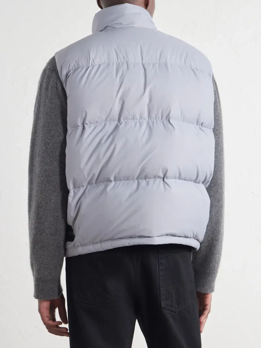 Stone Island Logo-Appliquéd Padded Quilted CORDURA® Ripstop Advanced Fabrics Down Vest - Men | Thumbnail 4