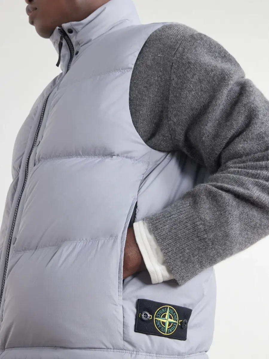 Stone Island Logo-Appliquéd Padded Quilted CORDURA® Ripstop Advanced Fabrics Down Vest - Men | Thumbnail 5