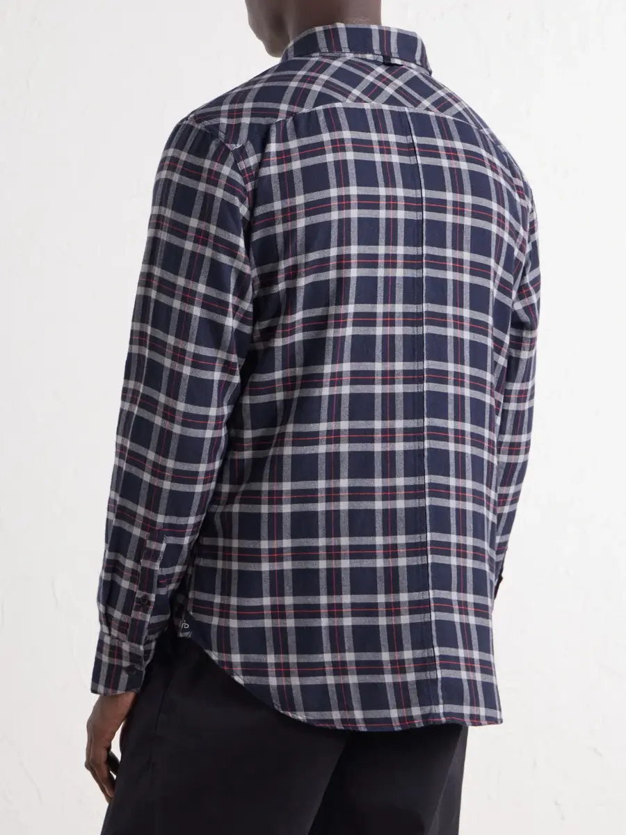 rag & bone Tomlin Checked Cotton-Flannel Shirt - Men | Thumbnail 4