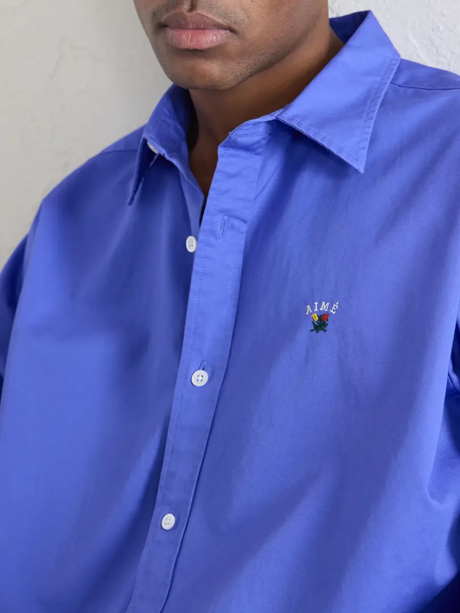 Aimé Leon Dore Logo-Embroidered Cotton Shirt - Men | Thumbnail 5