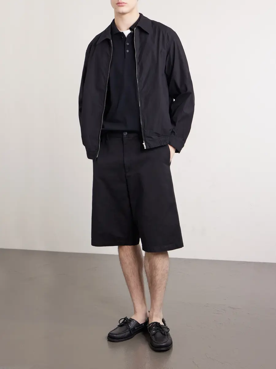 ATON Cotton-Blend Polo Sweater - Men | Thumbnail 2