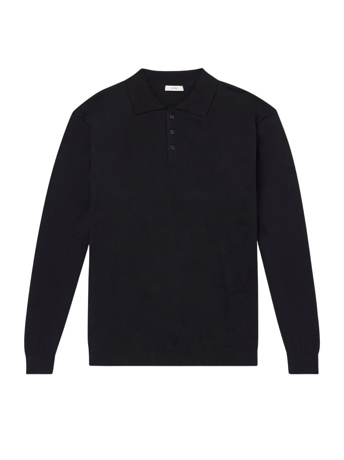 Cotton-Blend Polo Sweater - Men