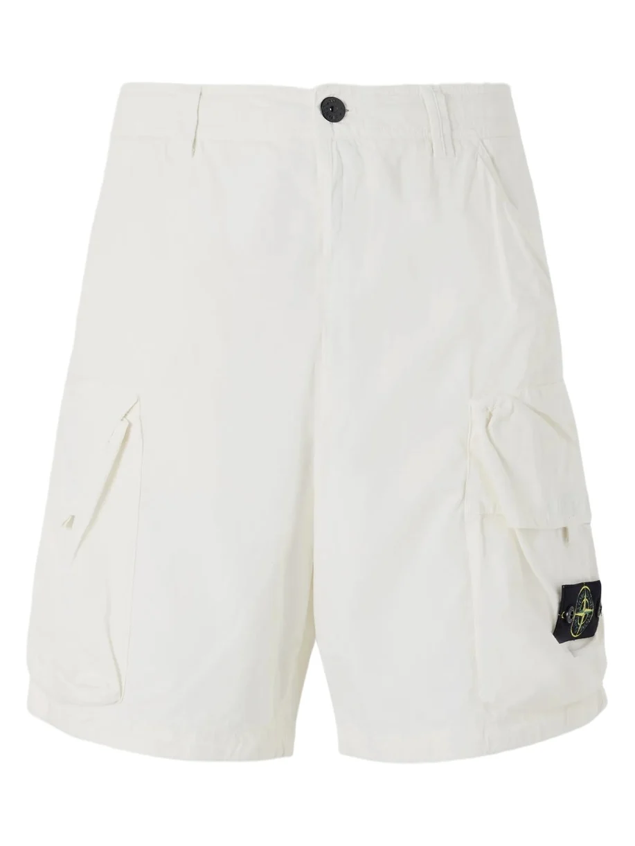 Stone Island Straight-Leg Camouflage-Print Ripstop Cotton-Blend Shorts - Men