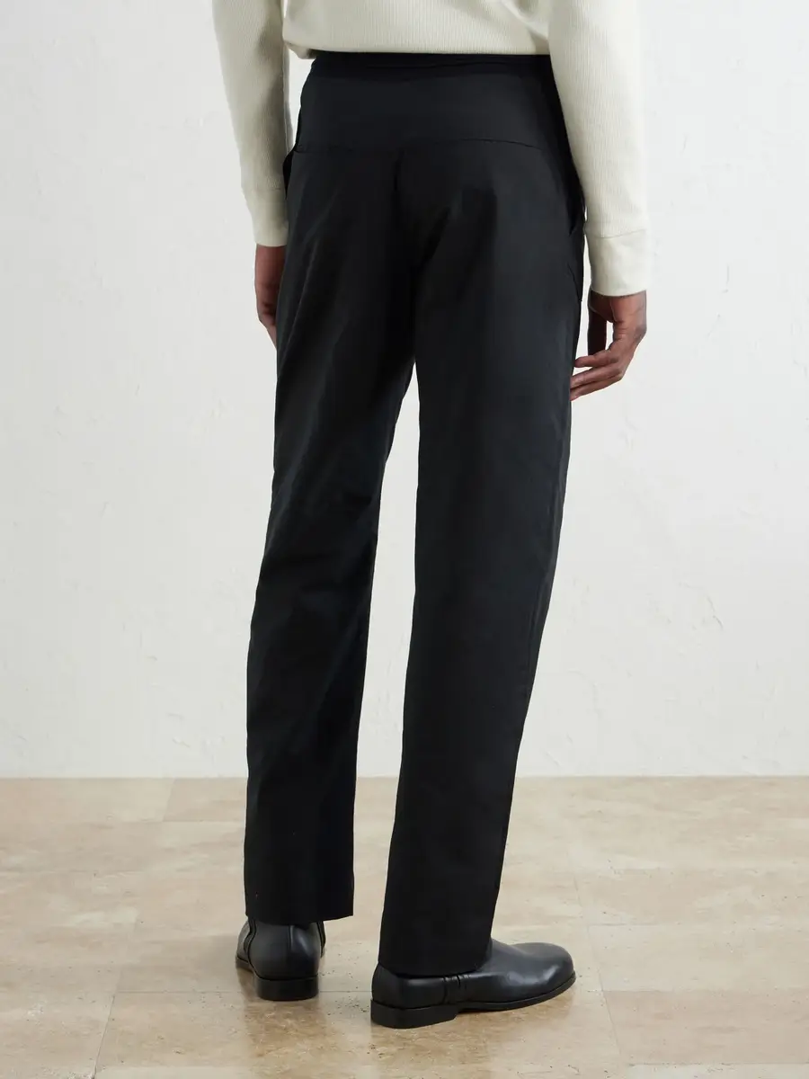 ADON Wide-Leg Cotton-Blend Sweatpants - Men | Thumbnail 4
