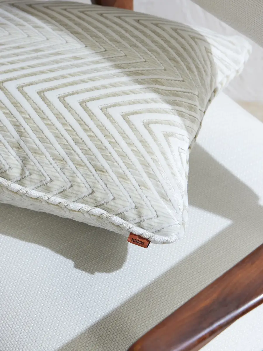 Missoni Home Ziggy Striped Velvet Cushion - Men | Thumbnail 3 Missoni Home Ziggy Striped Velvet Cushion - Men | Thumbnail 3