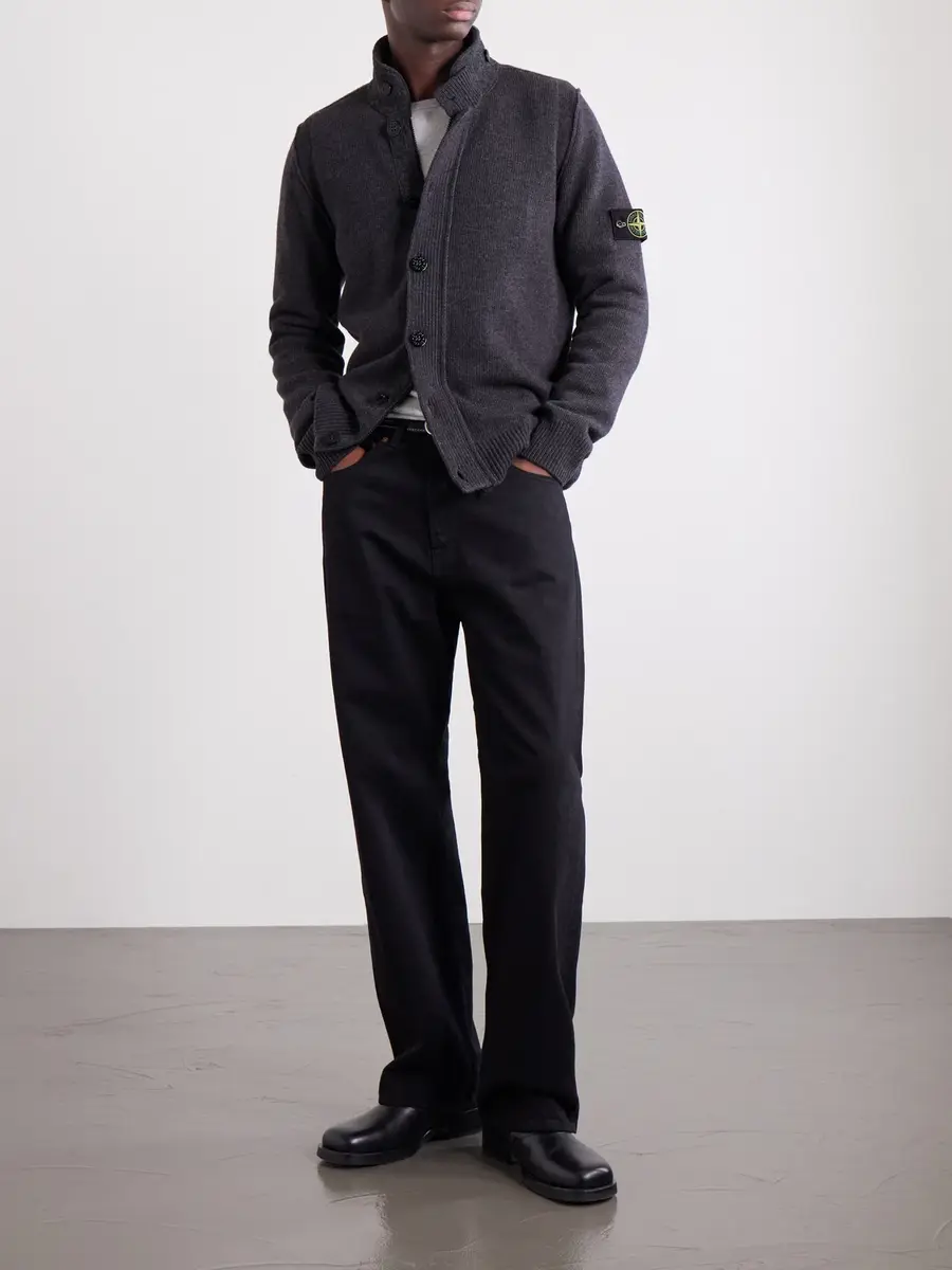 Stone Island Lambswool-Blend Cardigan - Men | Thumbnail 2 Stone Island Lambswool-Blend Cardigan - Men | Thumbnail 2