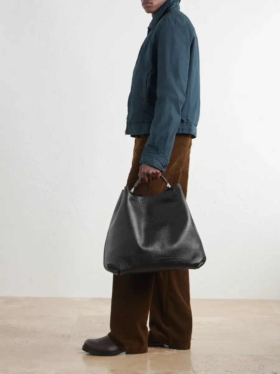Dries Van Noten Leather Tote Bag - Men | Thumbnail 2 Dries Van Noten Leather Tote Bag - Men | Thumbnail 2