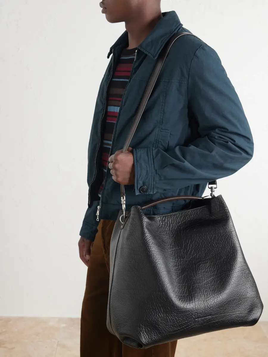 Dries Van Noten Leather Tote Bag - Men | Thumbnail 3 Dries Van Noten Leather Tote Bag - Men | Thumbnail 3