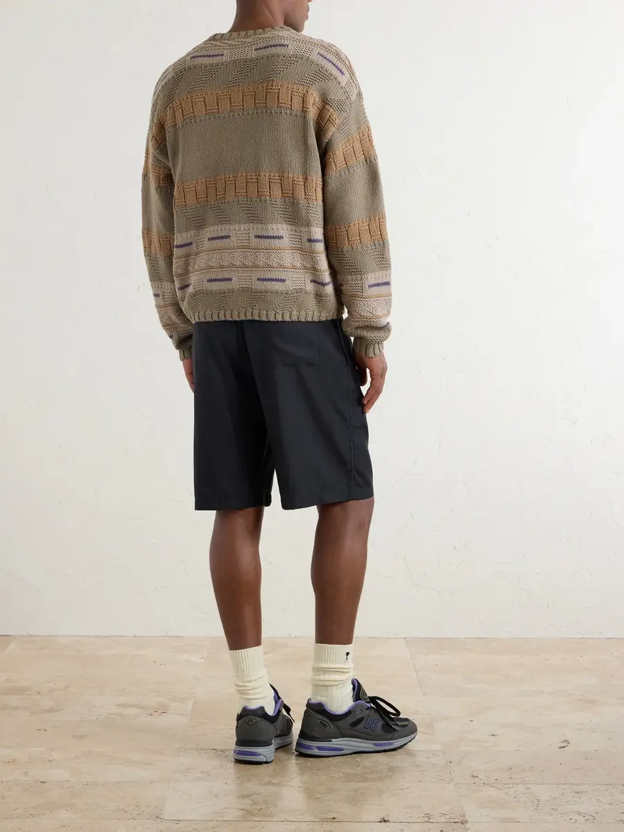 Aimé Leon Dore Knitted Cotton Sweater - Men | Thumbnail 4