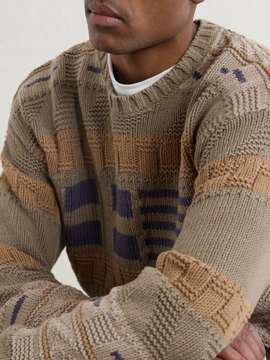 Aimé Leon Dore Knitted Cotton Sweater - Men | Thumbnail 5
