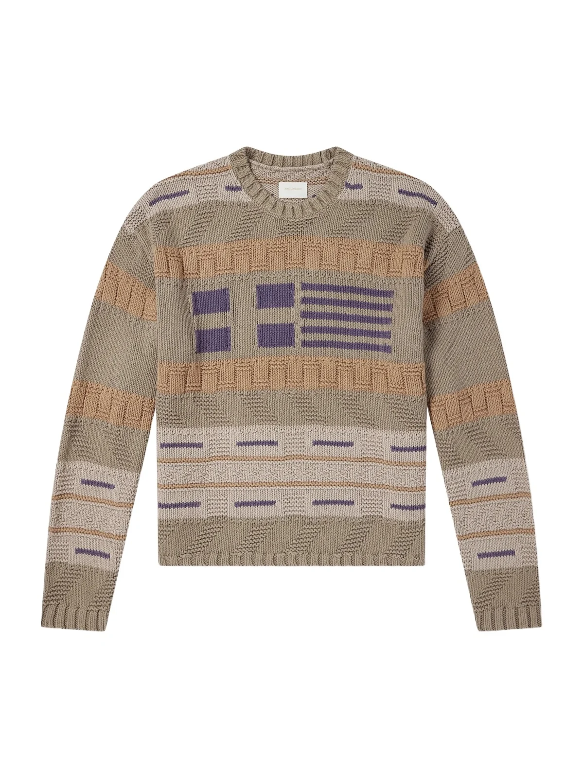 Knitted Cotton Sweater - Men Knitted Cotton Sweater - Men