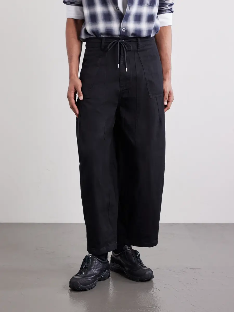 FrizmWORKS Wide-Leg Cotton-Twill Trousers - Men | Thumbnail 3