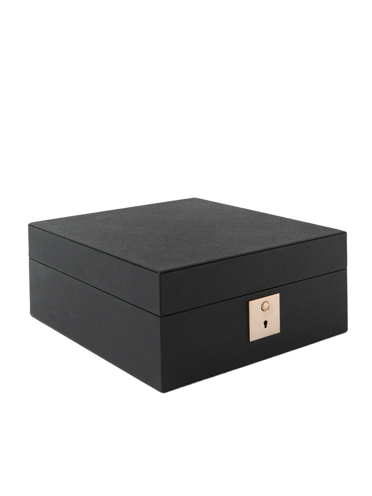 Mara Croc-Effect Leather Six-Piece Watch Box - Men