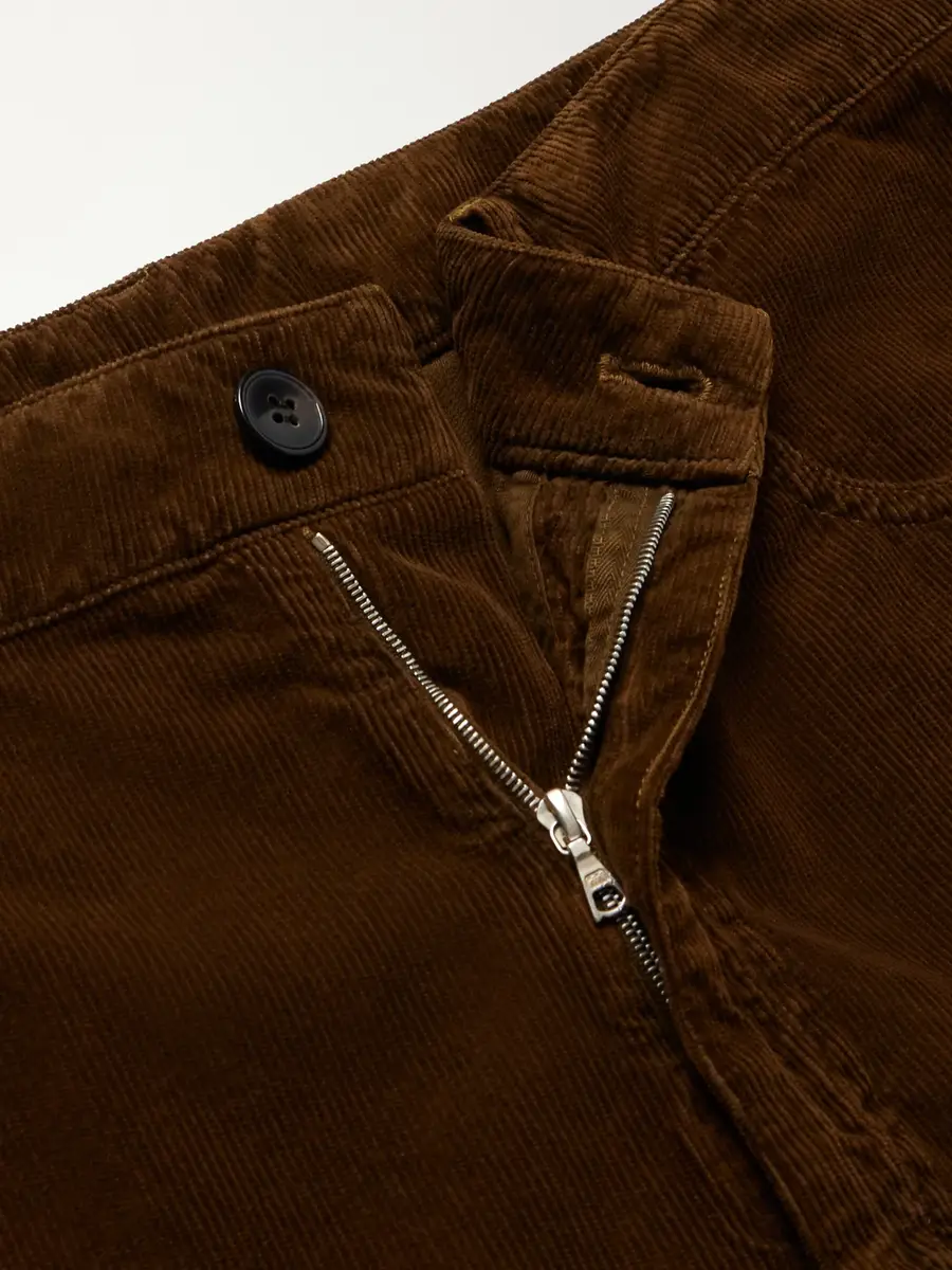 Dries Van Noten Straight-Leg Cotton-Corduroy Trousers - Men | Thumbnail 5
