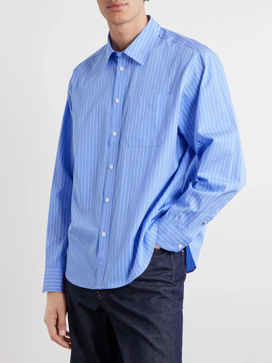 rag & bone Striped Cotton-Poplin Shirt - Men | Thumbnail 3 rag & bone Striped Cotton-Poplin Shirt - Men | Thumbnail 3