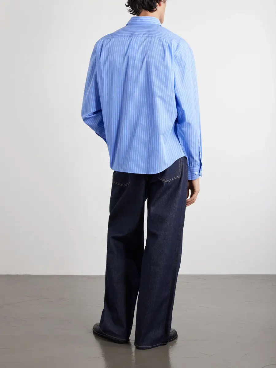 rag & bone Striped Cotton-Poplin Shirt - Men | Thumbnail 4 rag & bone Striped Cotton-Poplin Shirt - Men | Thumbnail 4