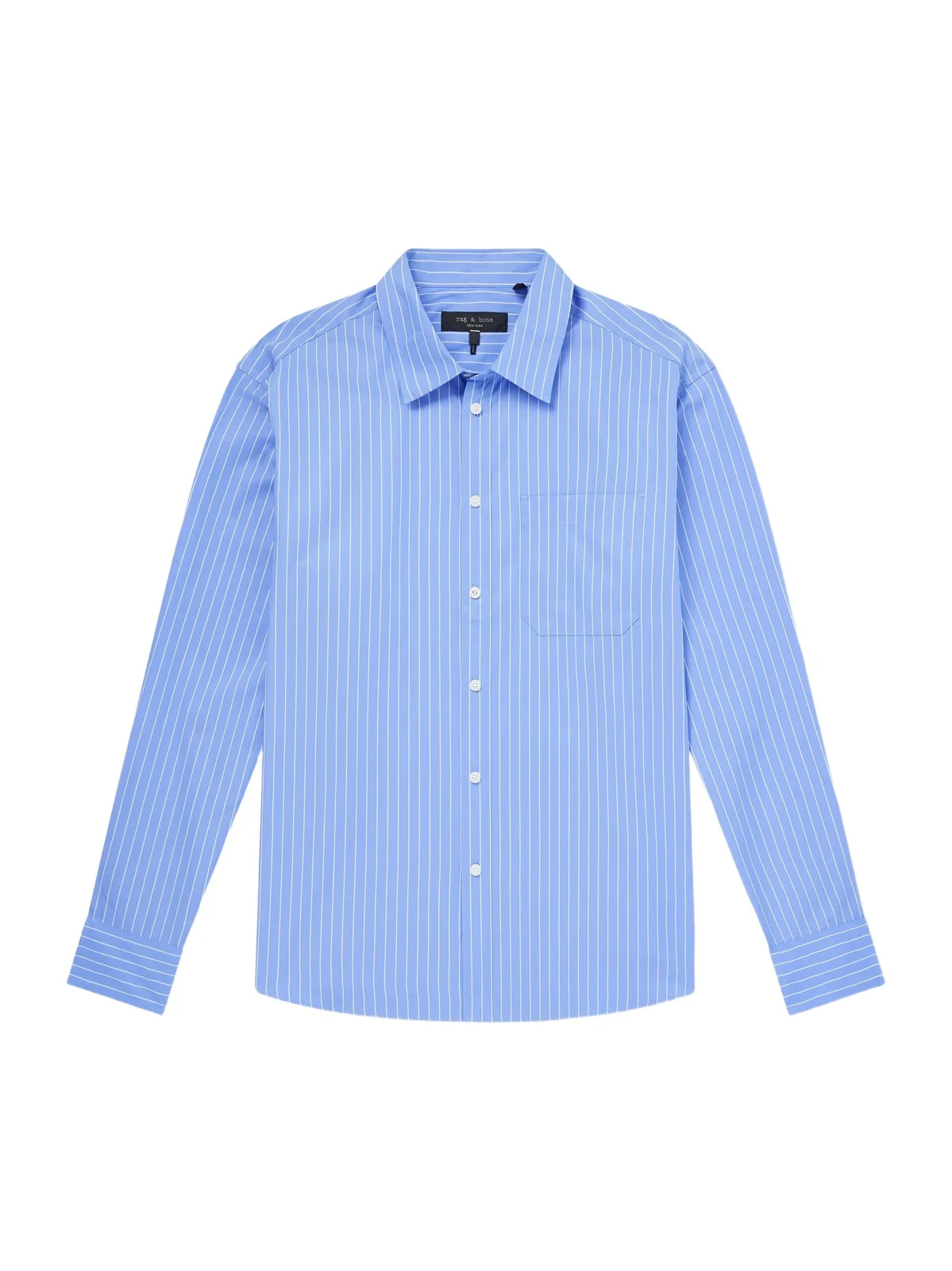 Striped Cotton-Poplin Shirt - Men Striped Cotton-Poplin Shirt - Men