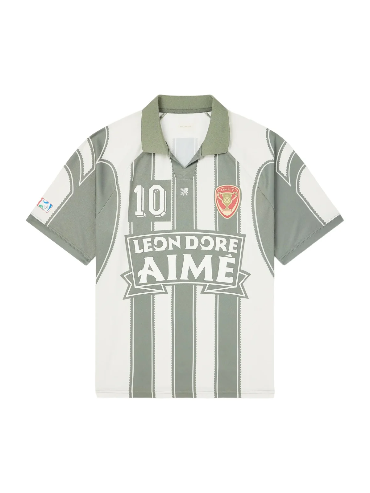 Logo-Appliquéd Striped Jersey T-Shirt - Men Logo-Appliquéd Striped Jersey T-Shirt - Men