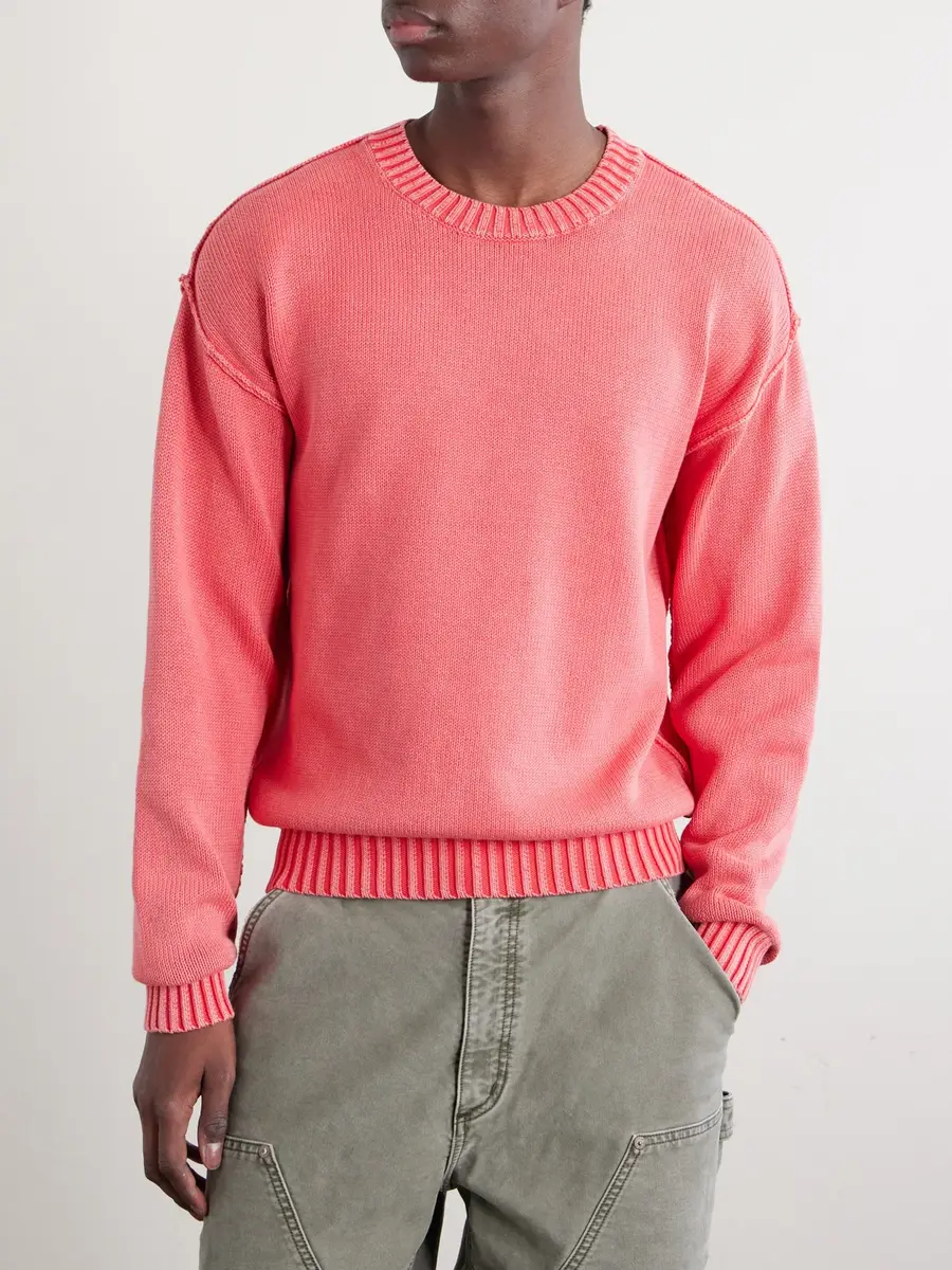 Aimé Leon Dore Cotton Sweater - Men | Thumbnail 3