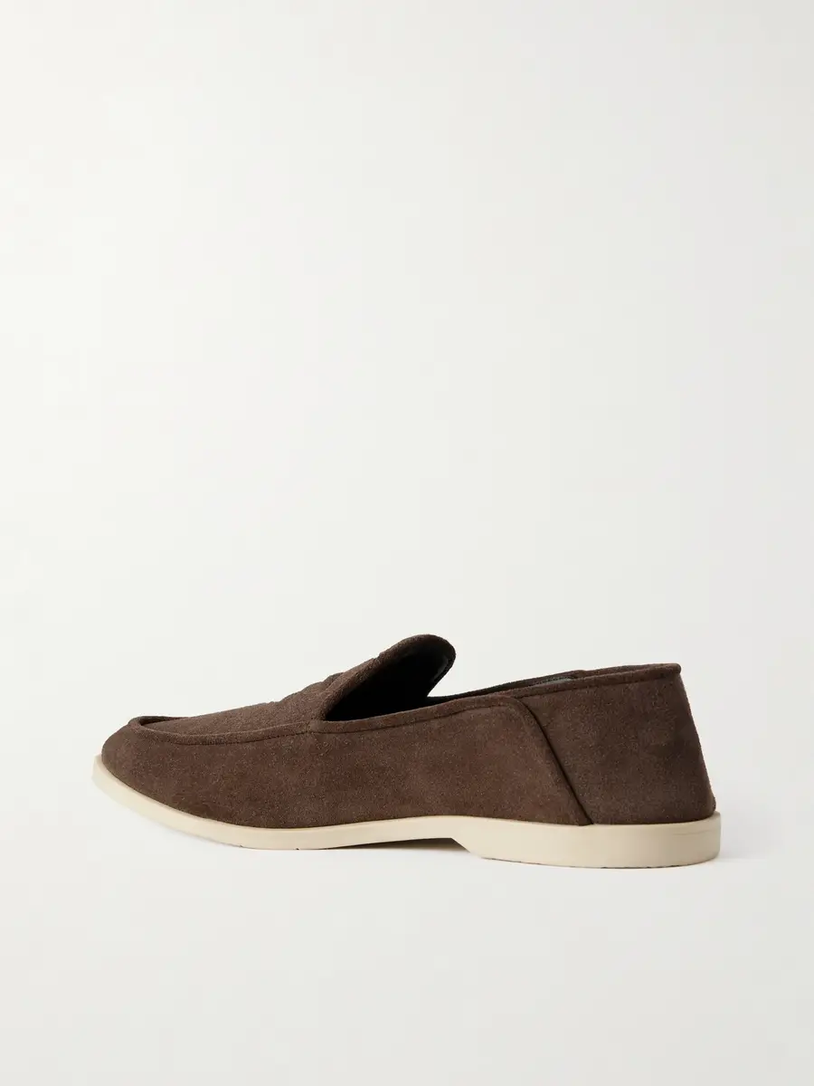George Cleverley Mayfair II Collapsible-Heel Suede Loafers - Men | Thumbnail 4 George Cleverley Mayfair II Collapsible-Heel Suede Loafers - Men | Thumbnail 4